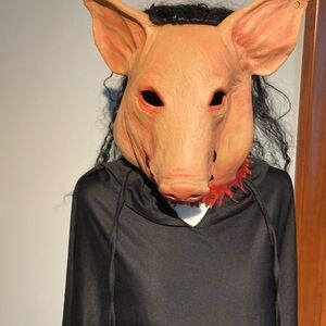 Pig- Saw halloween mask.